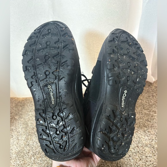Columbia Women's Ice Maiden II Black Snow Winter Waterproof Fur Boots Size 9 GUC - Picture 6 of 6